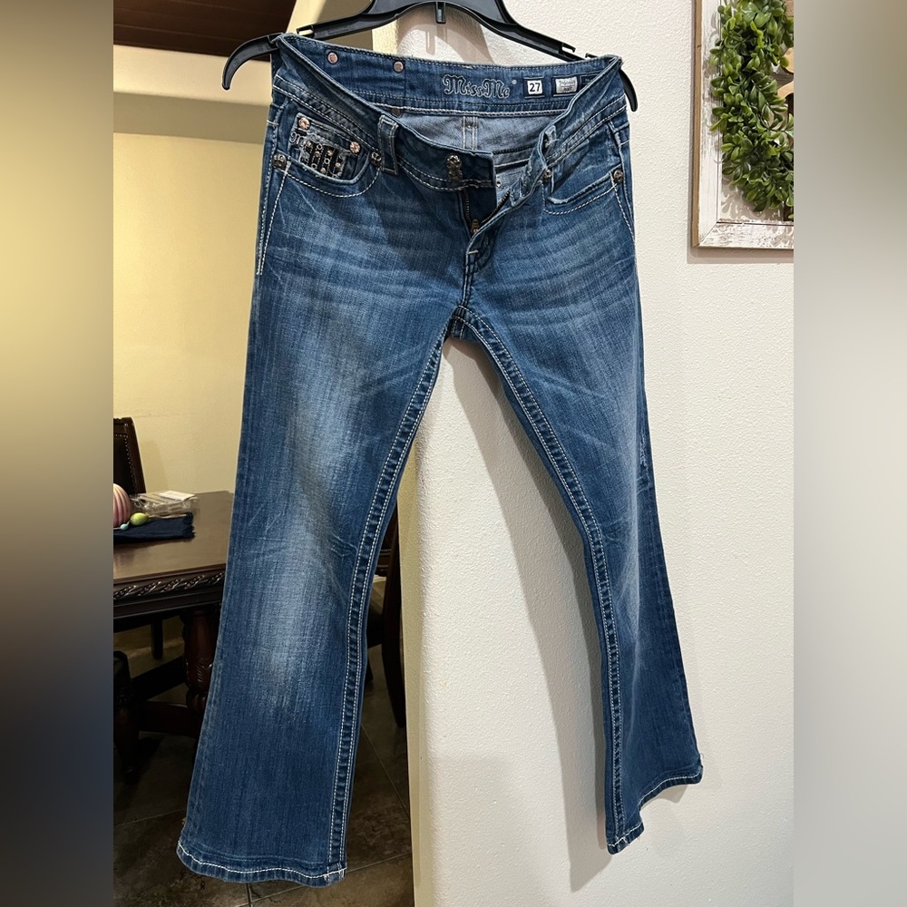 Miss Me Blue Boot Cut Jeans
